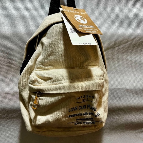 Madden Girl Handbags - NWT Madden Girl eco friendly save the planet backpack